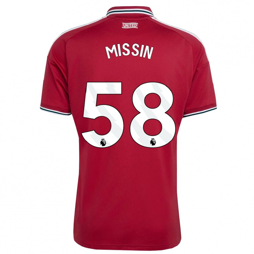 Danxen Kid Ashton Missin #58 Red Yellow White Home Jersey 2026/27 T-Shirt