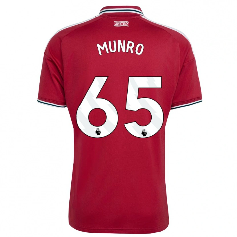Danxen Kid Reece Munro #65 Red Yellow White Home Jersey 2026/27 T-Shirt