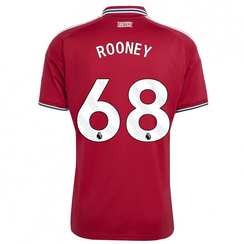 Danxen Kid Kai Rooney #68 Red Yellow White Home Jersey 2026/27 T-Shirt