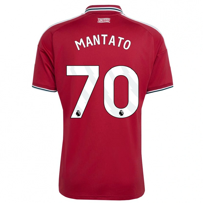 Danxen Kid Bendito Mantato #70 Red Yellow White Home Jersey 2026/27 T-Shirt