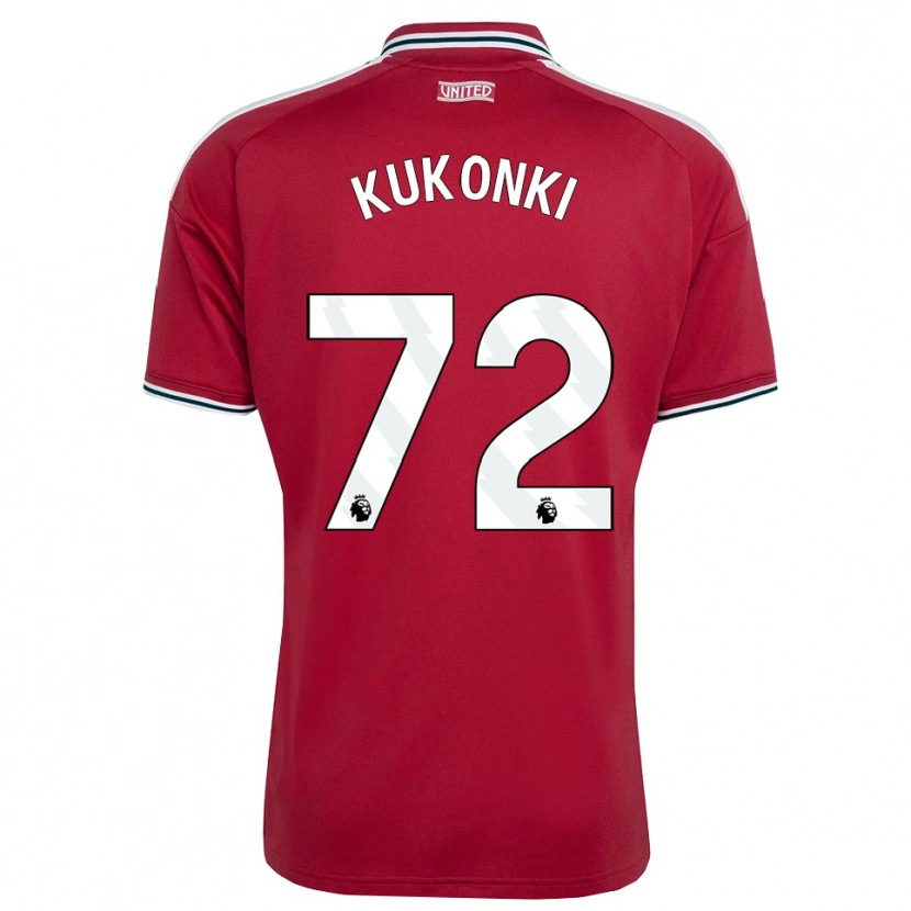 Danxen Kid Godwill Kukonki #72 Red Yellow White Home Jersey 2026/27 T-Shirt