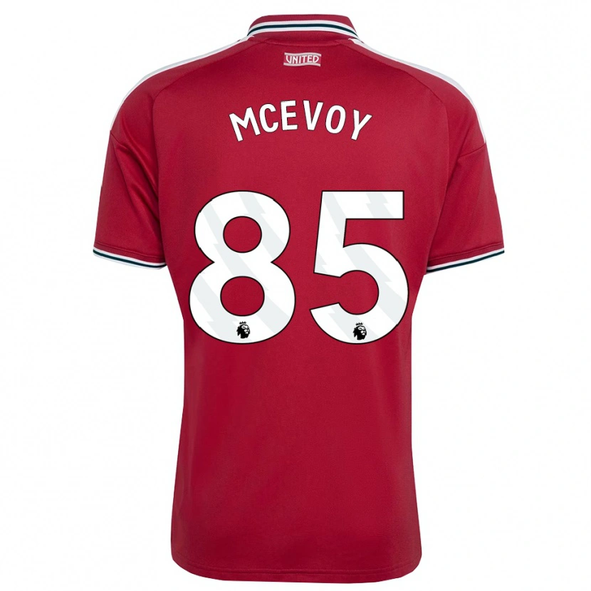 Danxen Kid Jay Mcevoy #85 Red Yellow White Home Jersey 2026/27 T-Shirt