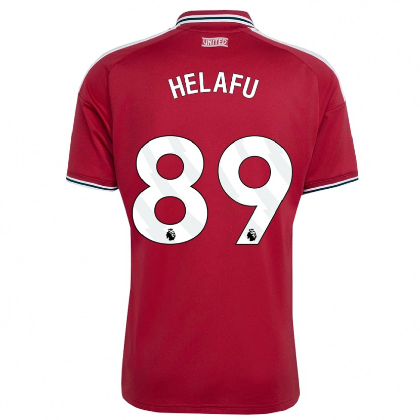 Danxen Kid Yuel Helafu #89 Red Yellow White Home Jersey 2026/27 T-Shirt