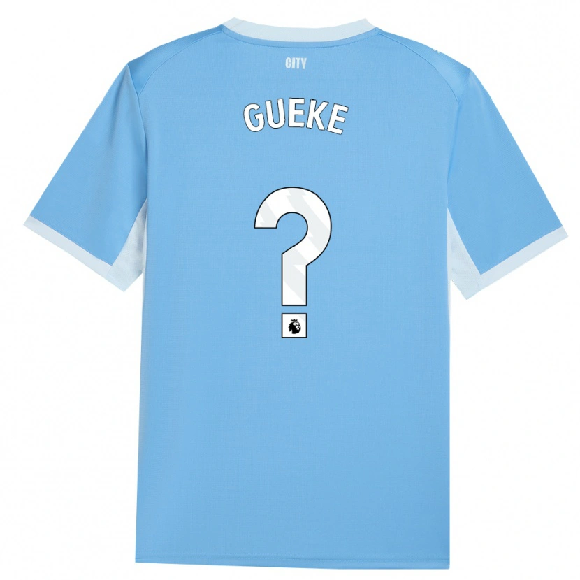 Danxen Kid William Gueke #0 Light Sky Blue White Home Jersey 2026/27 T-Shirt