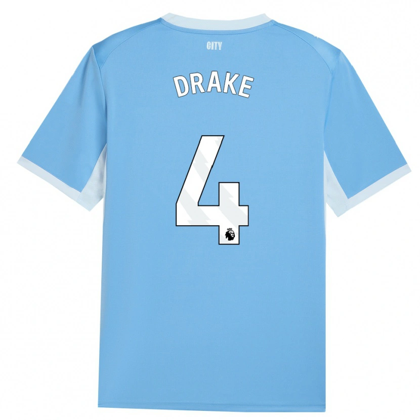 Danxen Kid Leke Drake #4 Light Sky Blue White Home Jersey 2026/27 T-Shirt