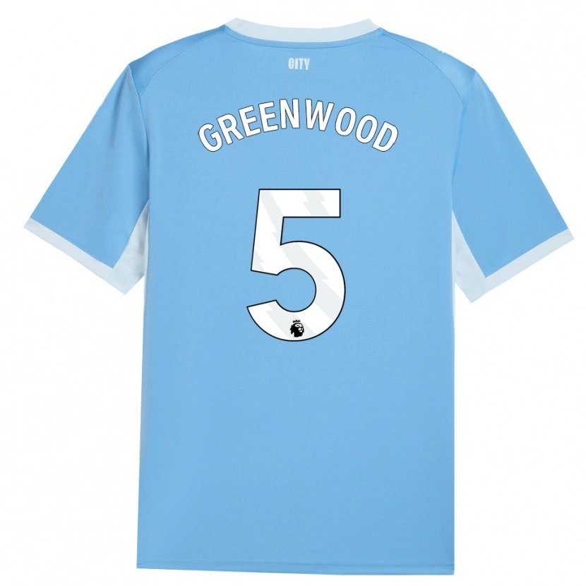 Danxen Kid Alex Greenwood #5 Light Sky Blue White Home Jersey 2026/27 T-Shirt