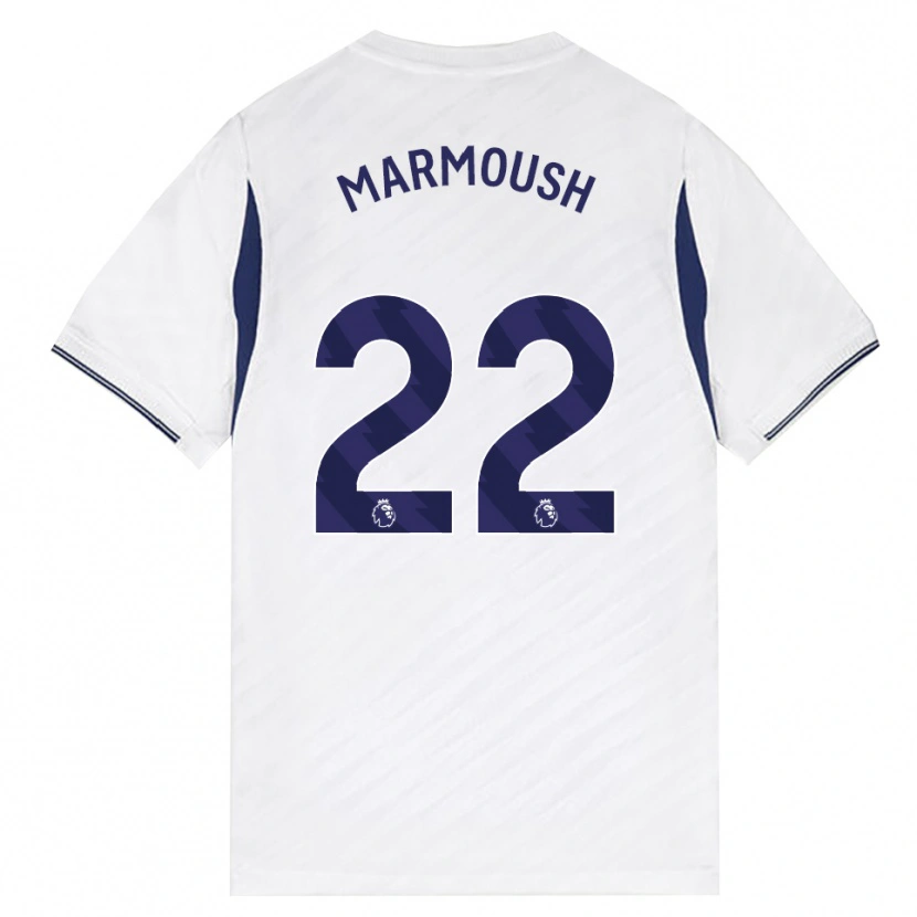 Danxen Kid Omar Marmoush #22 White Red Purple Home Jersey 2026/27 T-Shirt
