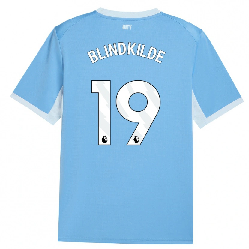 Danxen Kid Laura Blindkilde Brown #19 Light Sky Blue White Home Jersey 2026/27 T-Shirt