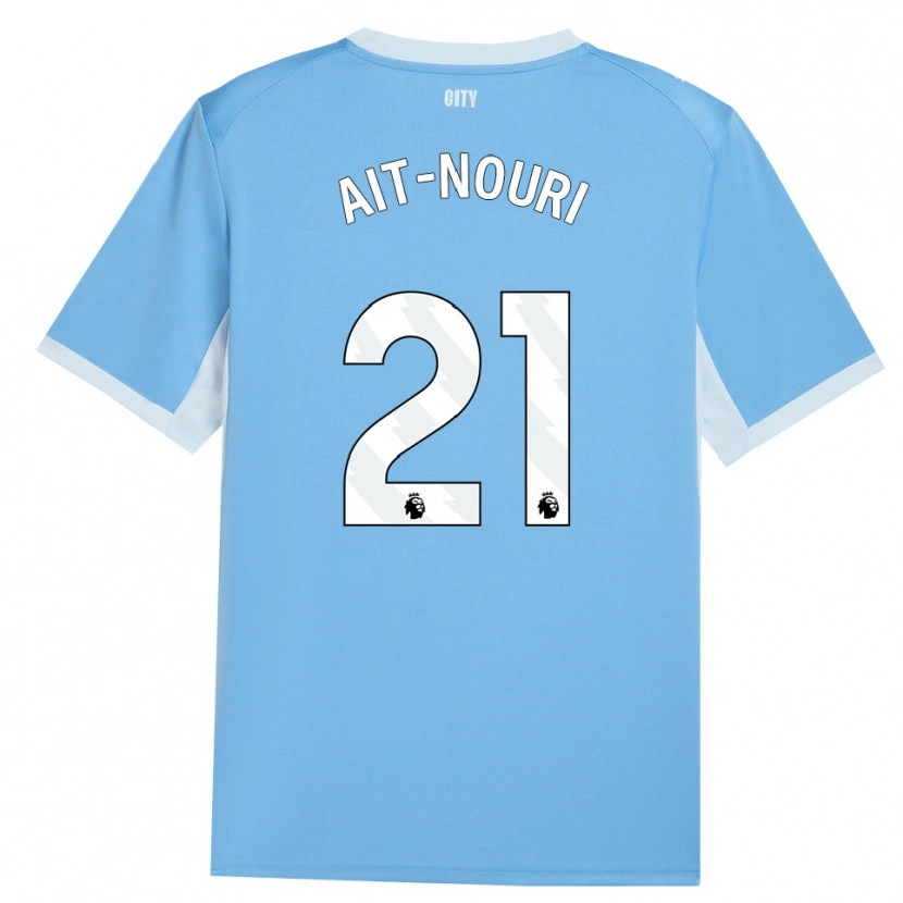 Danxen Kid Rayan Aït-Nouri #21 Light Sky Blue White Home Jersey 2026/27 T-Shirt