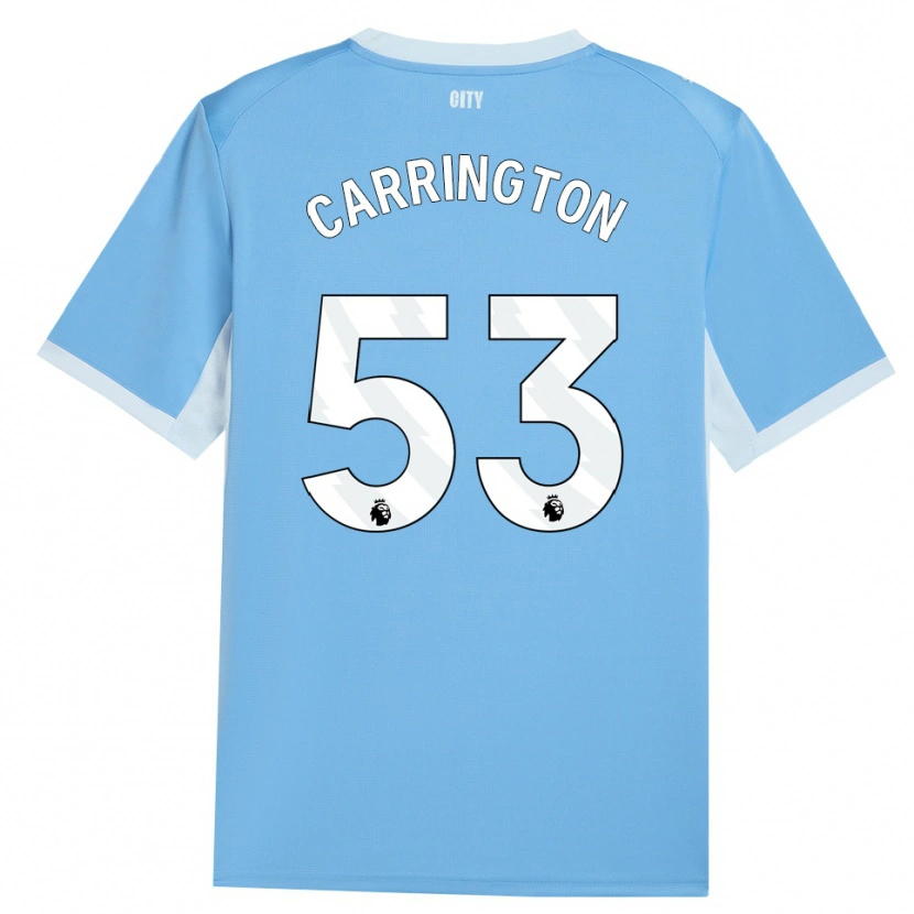 Danxen Kid Ezra Carrington #53 Light Sky Blue White Home Jersey 2026/27 T-Shirt
