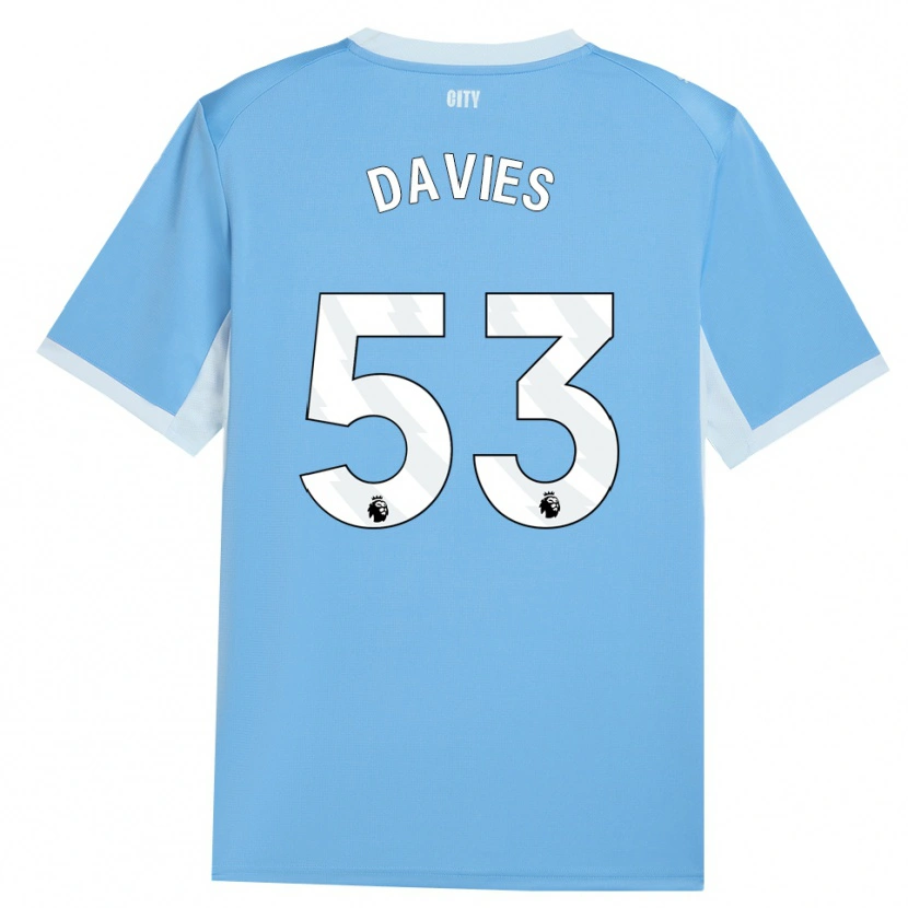 Danxen Kid Mayzee Davies #53 Light Sky Blue White Home Jersey 2026/27 T-Shirt