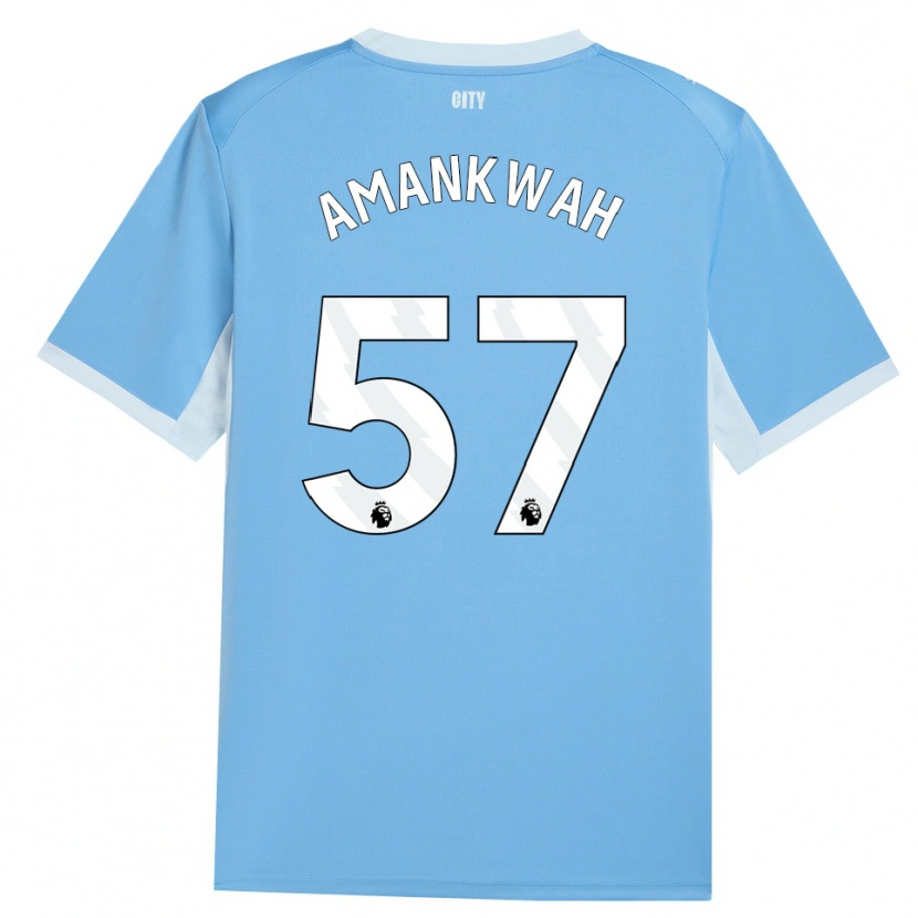 Danxen Kid Yeboah Amankwah #57 Light Sky Blue White Home Jersey 2026/27 T-Shirt