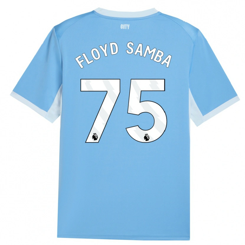 Danxen Kid Floyd Samba #75 Light Sky Blue White Home Jersey 2026/27 T-Shirt