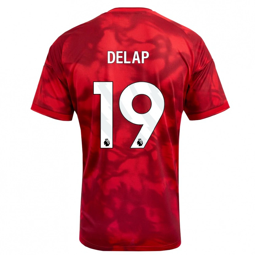 Danxen Kid Liam Delap #19 Crimson White Home Jersey 2026/27 T-Shirt