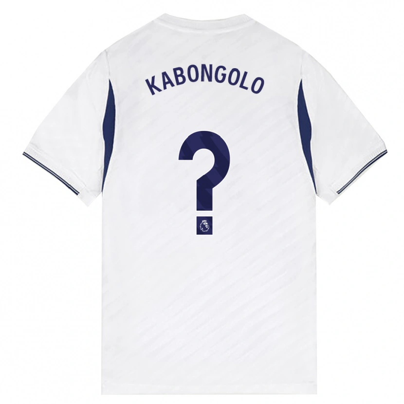 Danxen Kid Melvyn Kabongolo #0 White Red Purple Home Jersey 2026/27 T-Shirt