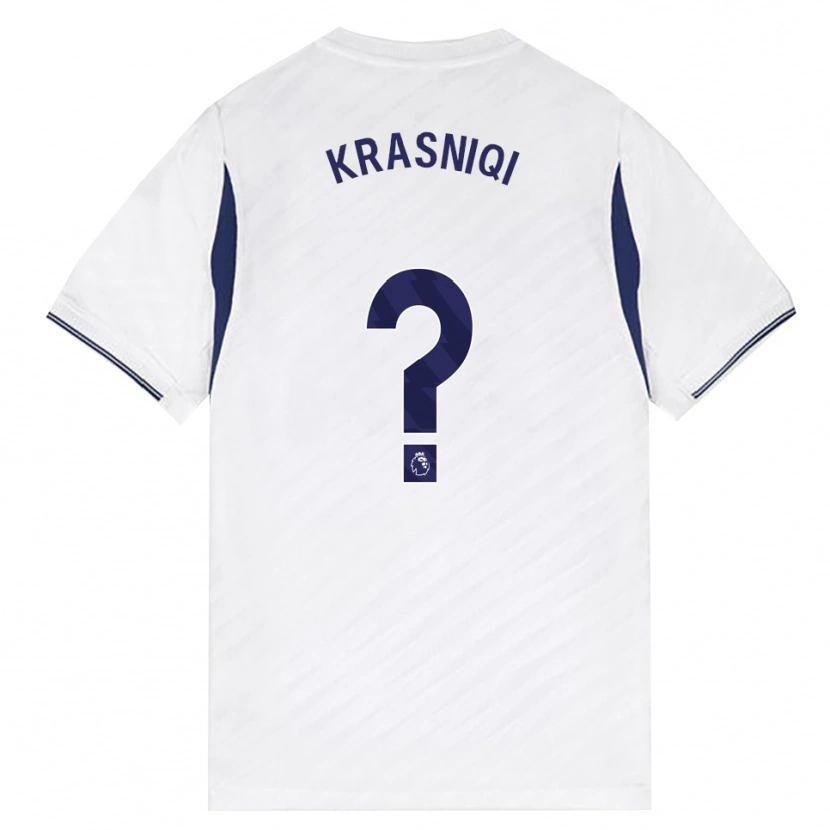 Danxen Kid Elliot Krasniqi #0 White Red Purple Home Jersey 2026/27 T-Shirt