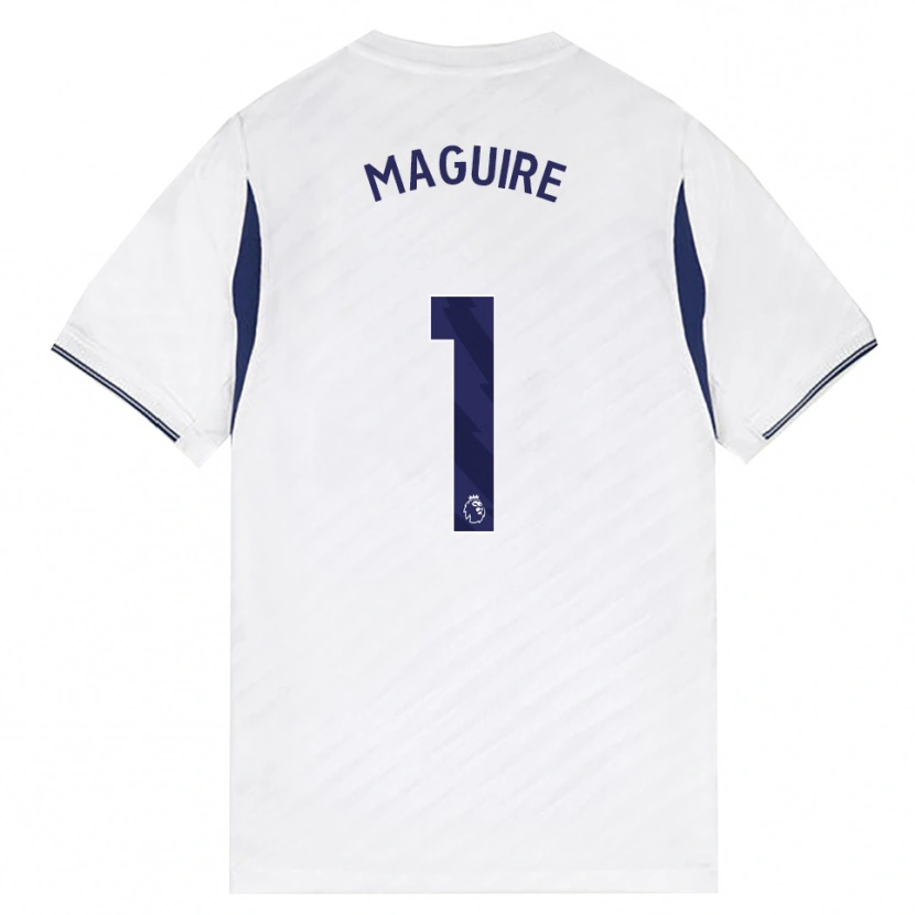 Danxen Kid Aaron Maguire #1 White Red Purple Home Jersey 2026/27 T-Shirt