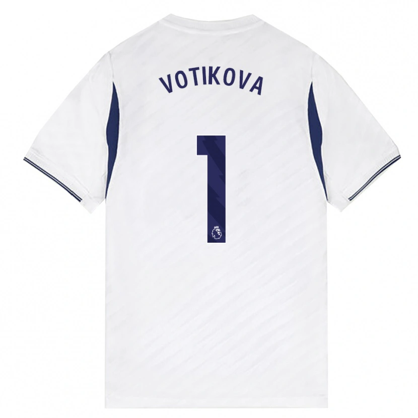 Danxen Kid Barbora Votíková #1 White Red Purple Home Jersey 2026/27 T-Shirt
