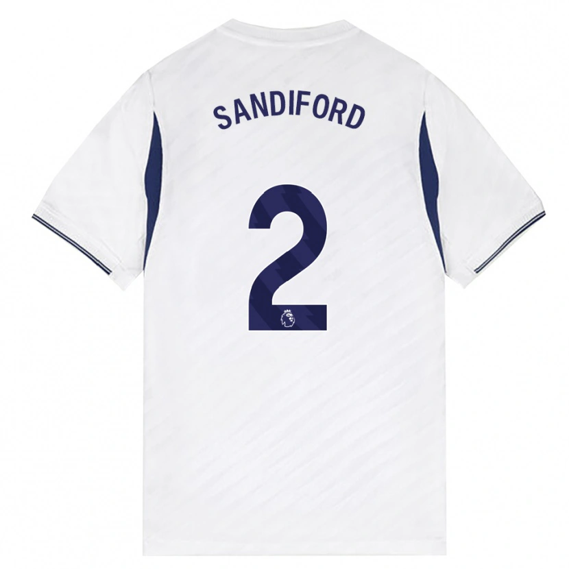 Danxen Kid Oscar Sandiford #2 White Red Purple Home Jersey 2026/27 T-Shirt