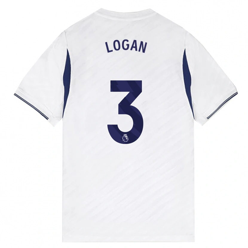 Danxen Kid Calum Logan #3 White Red Purple Home Jersey 2026/27 T-Shirt