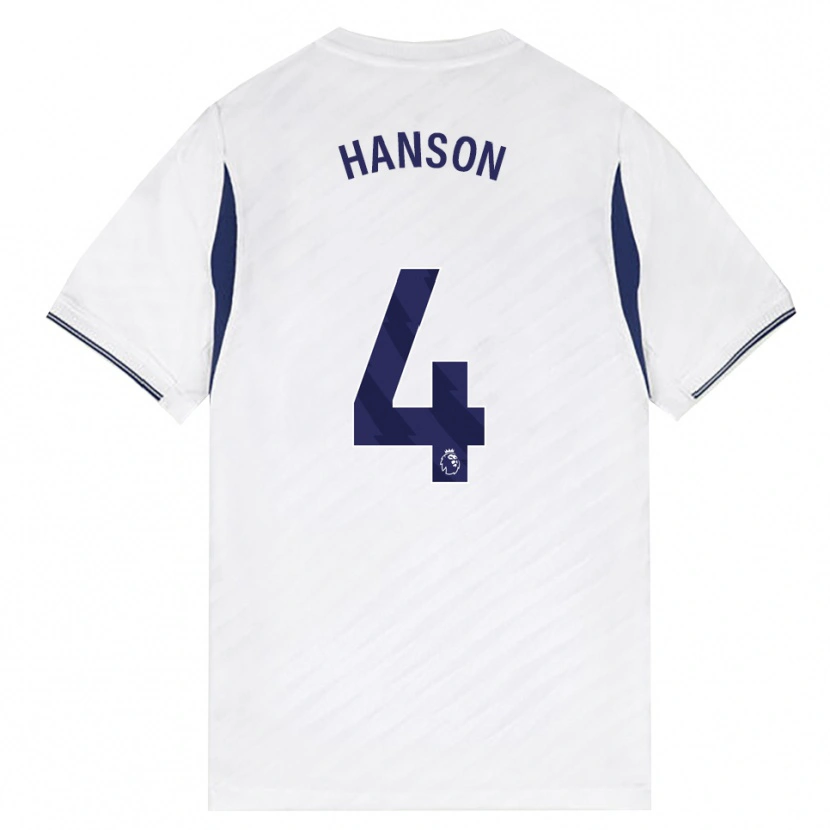 Danxen Kid Cayon Hanson #4 White Red Purple Home Jersey 2026/27 T-Shirt