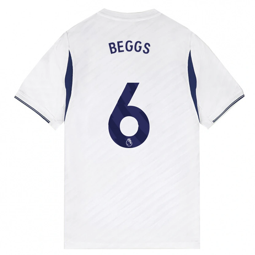 Danxen Kid Jamel Beggs #6 White Red Purple Home Jersey 2026/27 T-Shirt