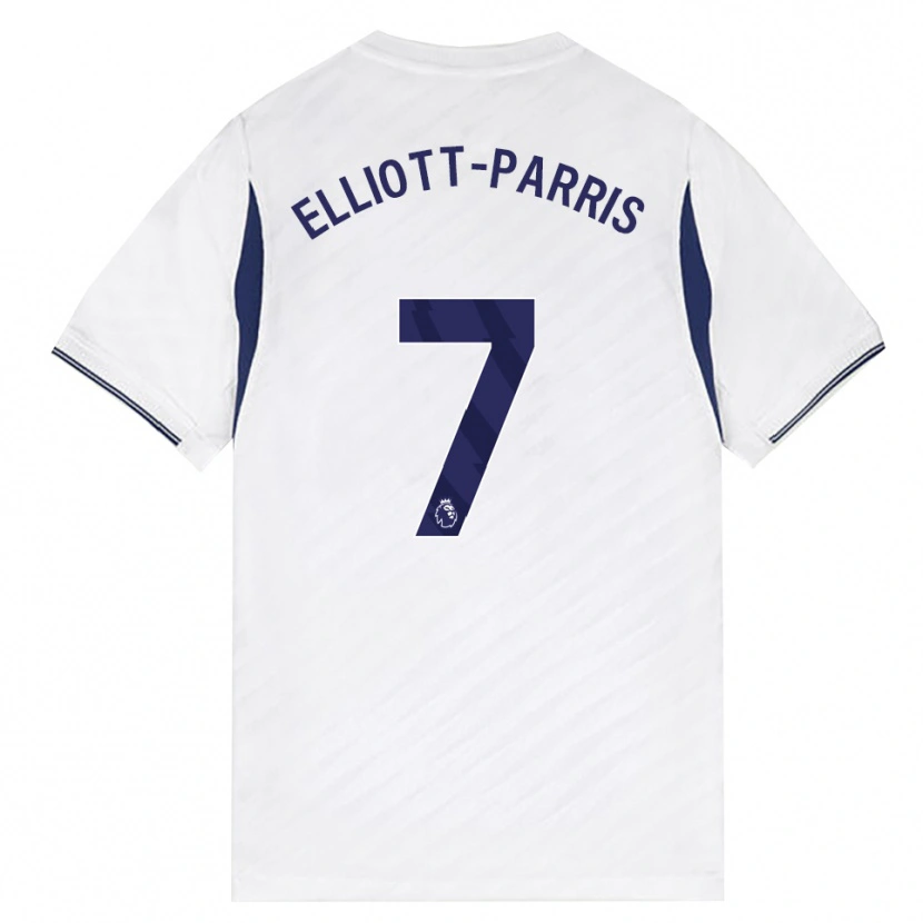 Danxen Kid Reiss Elliott-Parris #7 White Red Purple Home Jersey 2026/27 T-Shirt