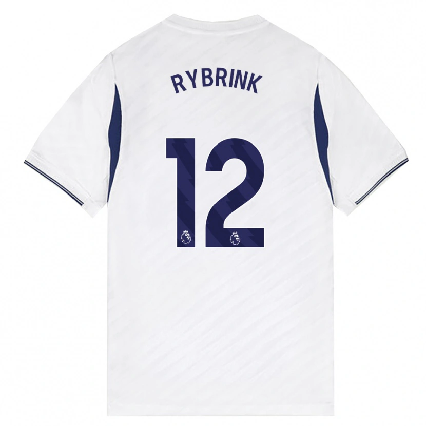 Danxen Kid Josefine Rybrink #12 White Red Purple Home Jersey 2026/27 T-Shirt