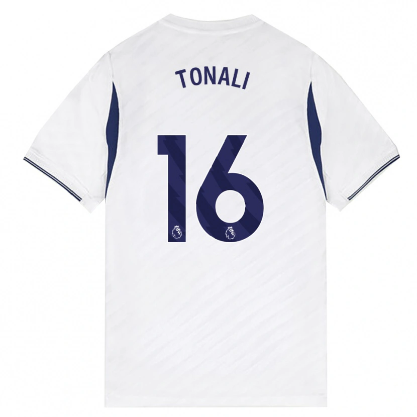 Danxen Kid Sandro Tonali #16 White Red Purple Home Jersey 2026/27 T-Shirt