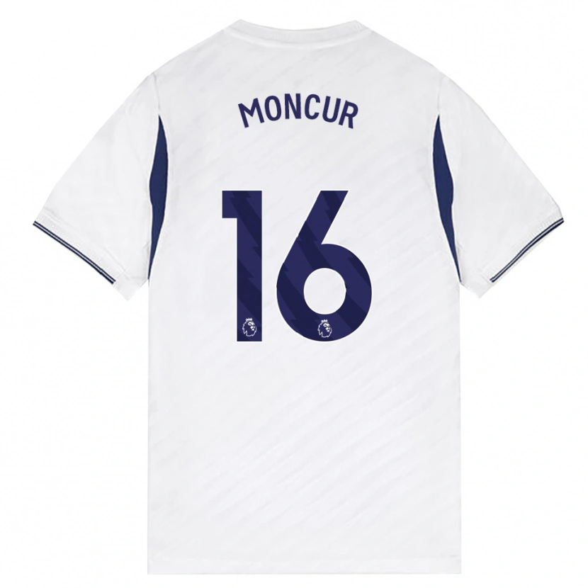 Danxen Kid Ronny Moncur #16 White Red Purple Home Jersey 2026/27 T-Shirt