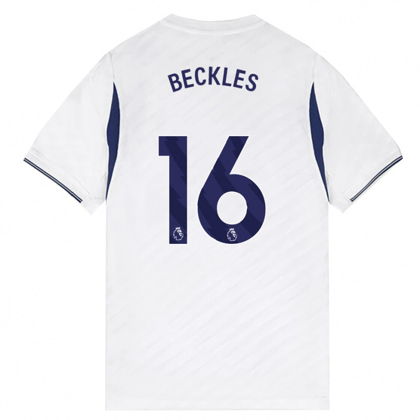 Danxen Kid Zion Beckles #16 White Red Purple Home Jersey 2026/27 T-Shirt