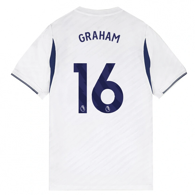 Danxen Kid Kit Graham #16 White Red Purple Home Jersey 2026/27 T-Shirt