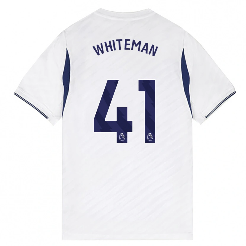Danxen Kid Alfie Whiteman #41 White Red Purple Home Jersey 2026/27 T-Shirt