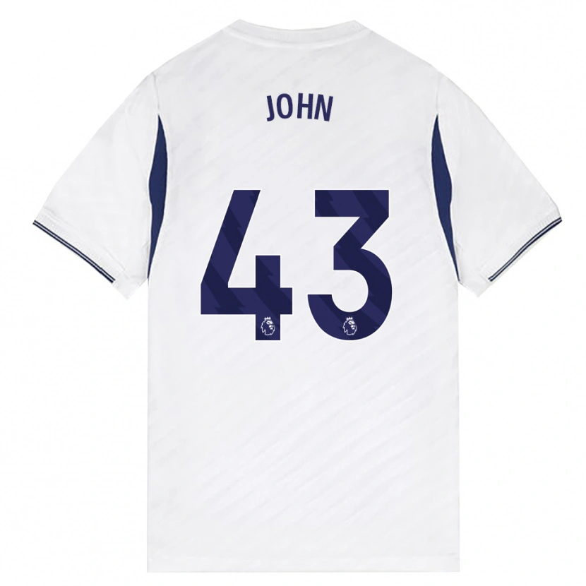 Danxen Kid Nile John #43 White Red Purple Home Jersey 2026/27 T-Shirt