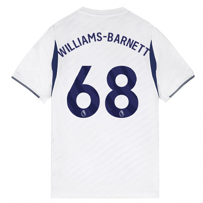 Danxen Kid Luca Williams-Barnett #68 White Red Purple Home Jersey 2026/27 T-Shirt