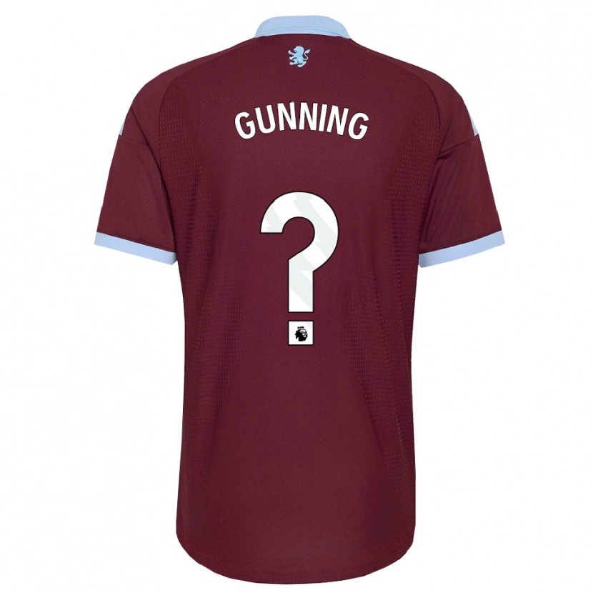 Danxen Kid Ashton Gunning #0 Cornflower Blue Burgundy Home Jersey 2026/27 T-Shirt