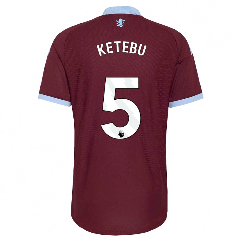 Danxen Kid Kairi Ketebu #5 Cornflower Blue Burgundy Home Jersey 2026/27 T-Shirt