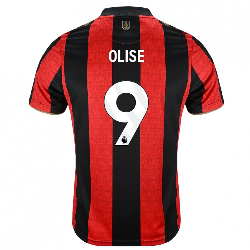 Danxen Kid Josh Hamilton-Olise #9 Goldenrod Red Black Home Jersey 2026/27 T-Shirt