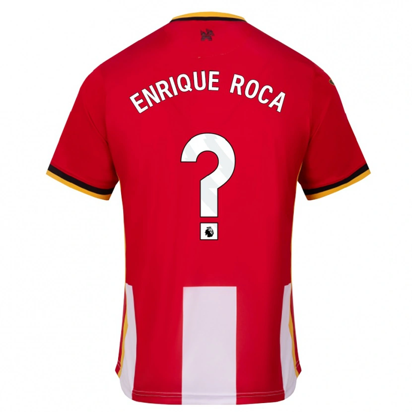 Danxen Kid Enrique Roca #0 Yellow Black Red Home Jersey 2026/27 T-Shirt