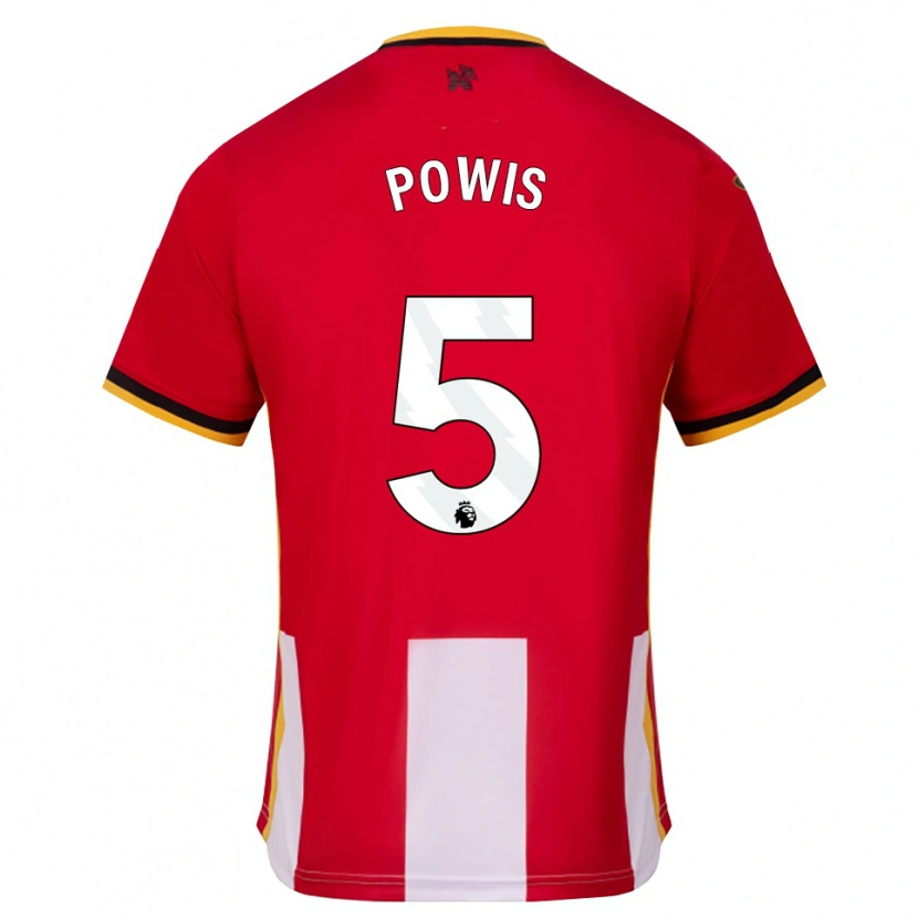 Danxen Kid Isaiah Powis #5 Yellow Black Red Home Jersey 2026/27 T-Shirt
