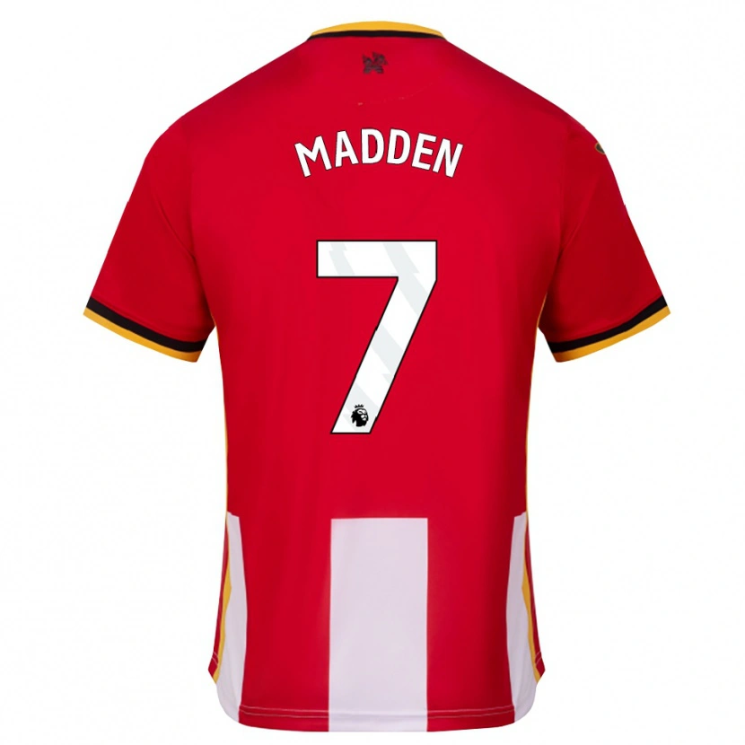 Danxen Kid Coran Madden #7 Yellow Black Red Home Jersey 2026/27 T-Shirt