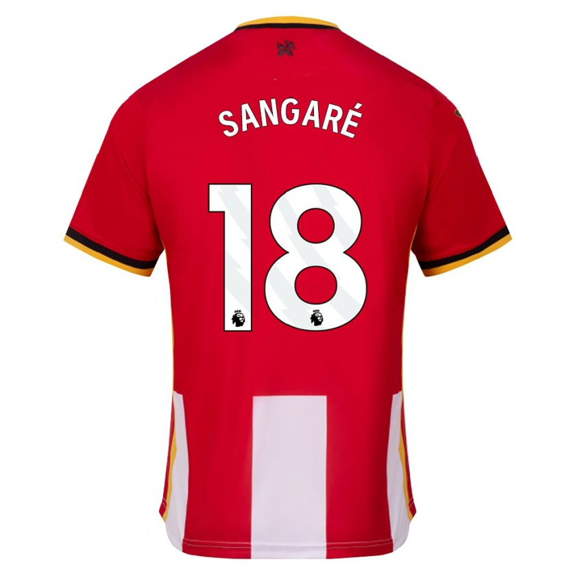 Danxen Kid Mamadou Sangaré #18 Yellow Black Red Home Jersey 2026/27 T-Shirt