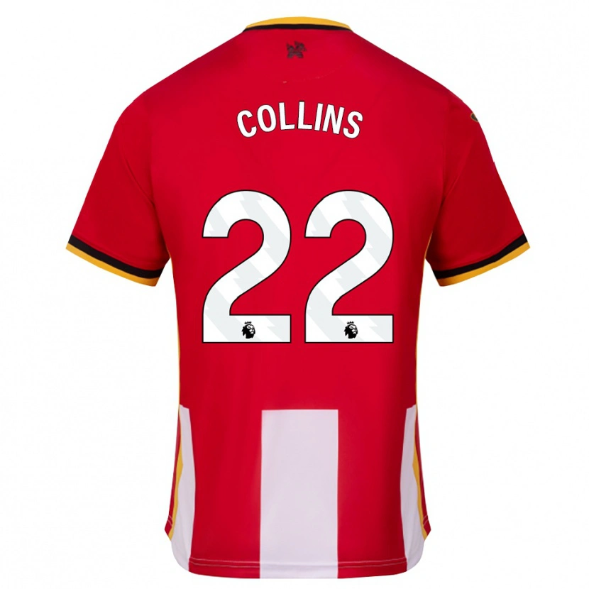 Danxen Kid Nathan Collins #22 Yellow Black Red Home Jersey 2026/27 T-Shirt