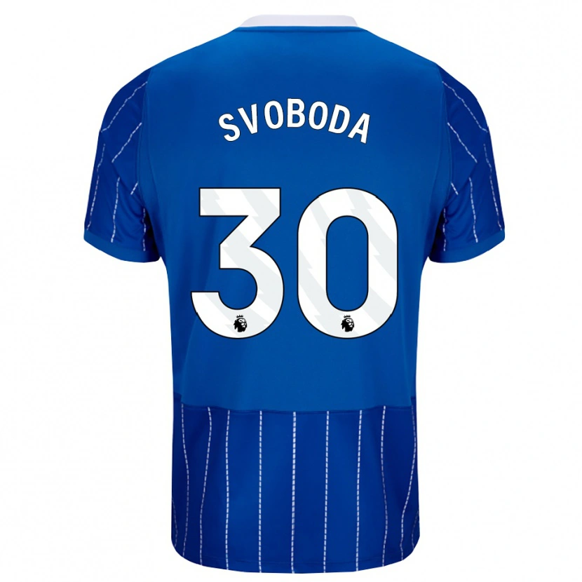 Danxen Kid Michael Svoboda #30 Medium Blue White Home Jersey 2026/27 T-Shirt