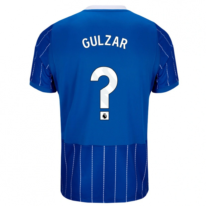 Danxen Kid Layth Gulzar #0 Medium Blue White Home Jersey 2026/27 T-Shirt