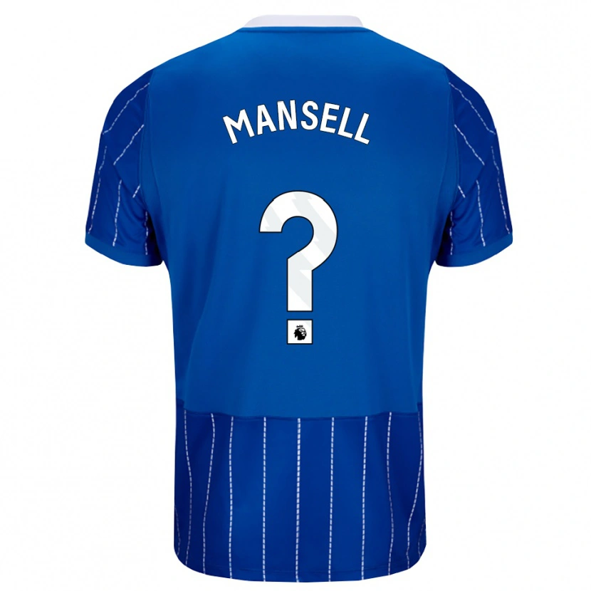 Danxen Kid Alfie Mansell #0 Medium Blue White Home Jersey 2026/27 T-Shirt