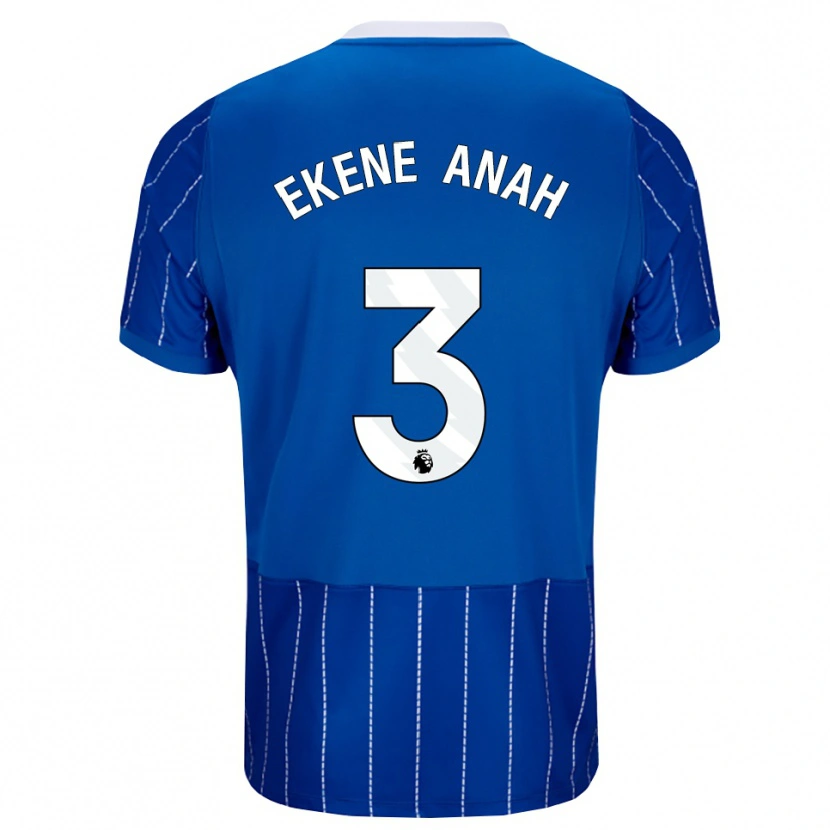 Danxen Kid Cristiano Ekene Anah #3 Medium Blue White Home Jersey 2026/27 T-Shirt