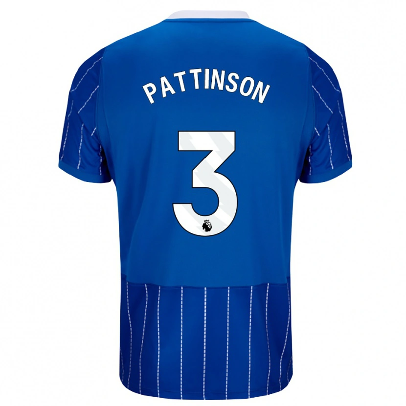 Danxen Kid Poppy Pattinson #3 Medium Blue White Home Jersey 2026/27 T-Shirt