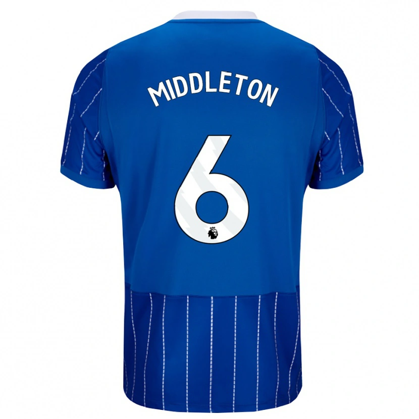 Danxen Kid Jesse Middleton #6 Medium Blue White Home Jersey 2026/27 T-Shirt