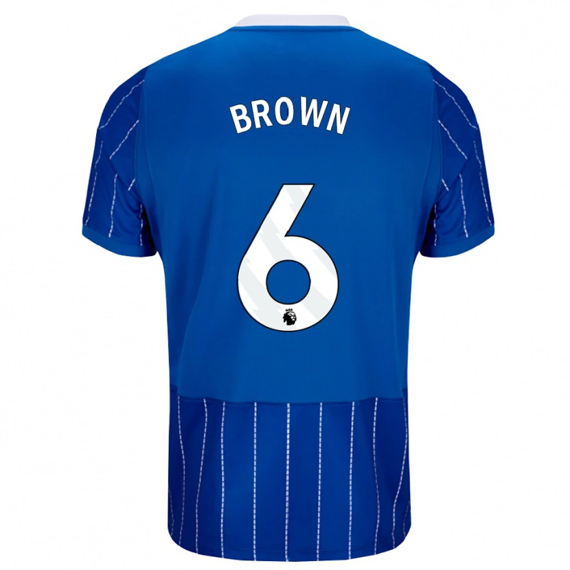Danxen Kid Harrison Brown #6 Medium Blue White Home Jersey 2026/27 T-Shirt